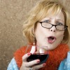 Top Five Networking No-No’s Funny Woman Drinking Wine