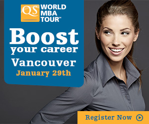 Register for the QS World MBA Tour - Vancouver